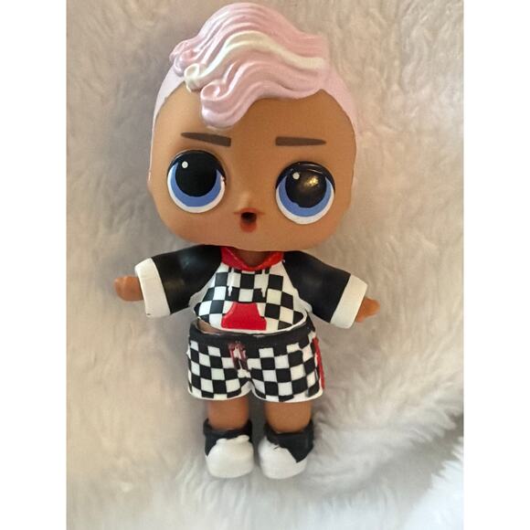 MGA Other - LOL Surprise OMG Boy Racer 2018 MGA Checker Outfit Doll Figure 3.5" Toy